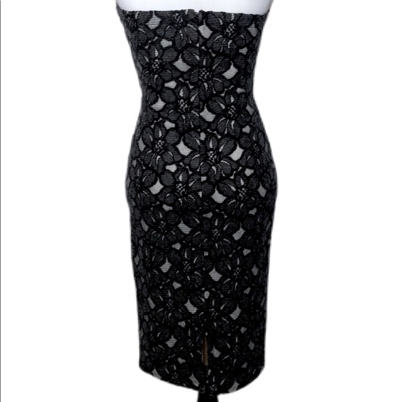 NEW Mystic Grey Strapless Dress - Picture 7 of 8